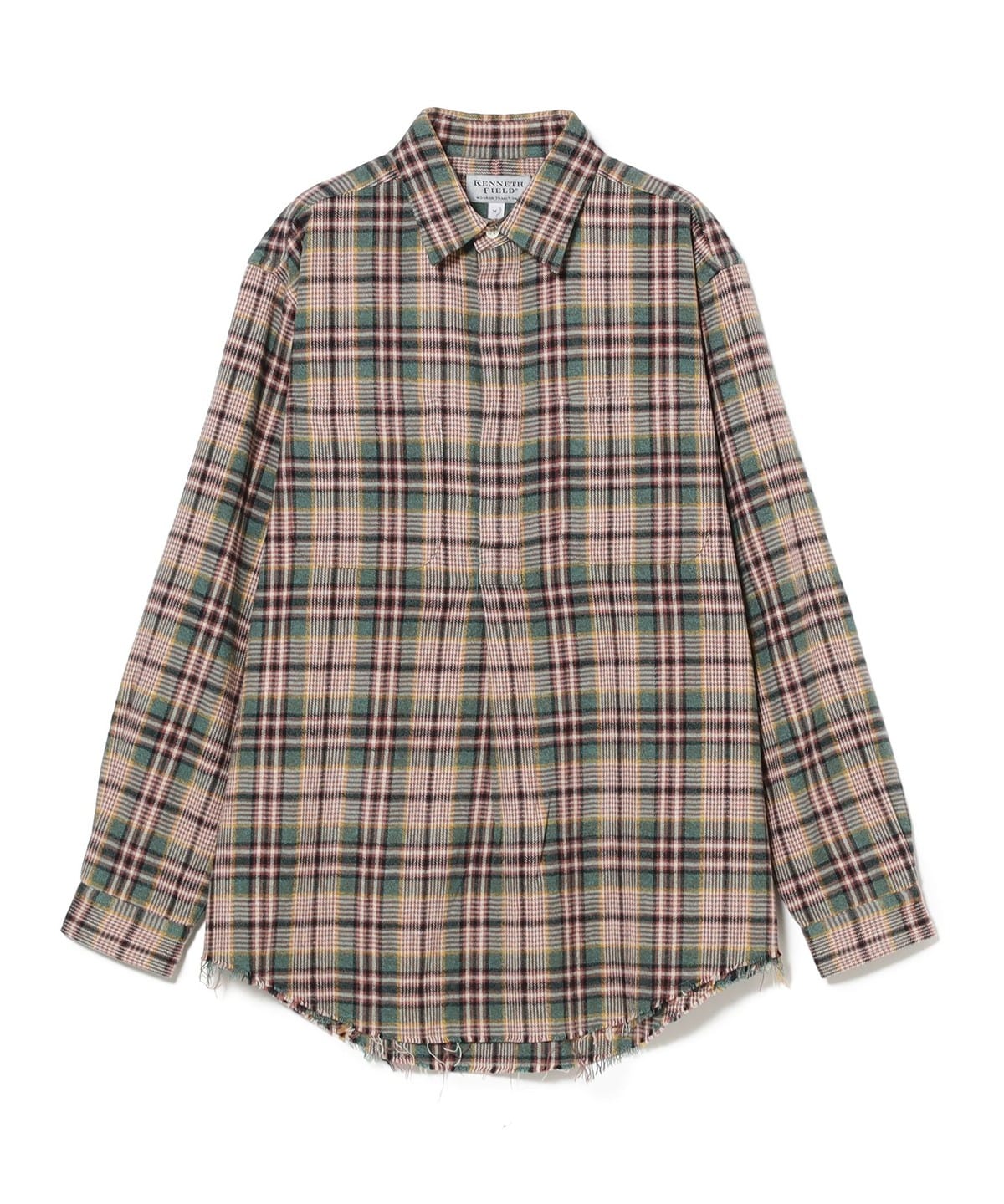 BEAMS PLUS（ビームス プラス）KENNETH FIELD / Roomy ShirtⅡ Nel Check（シャツ・ブラウス カジュアルシャツ ）通販｜BEAMS