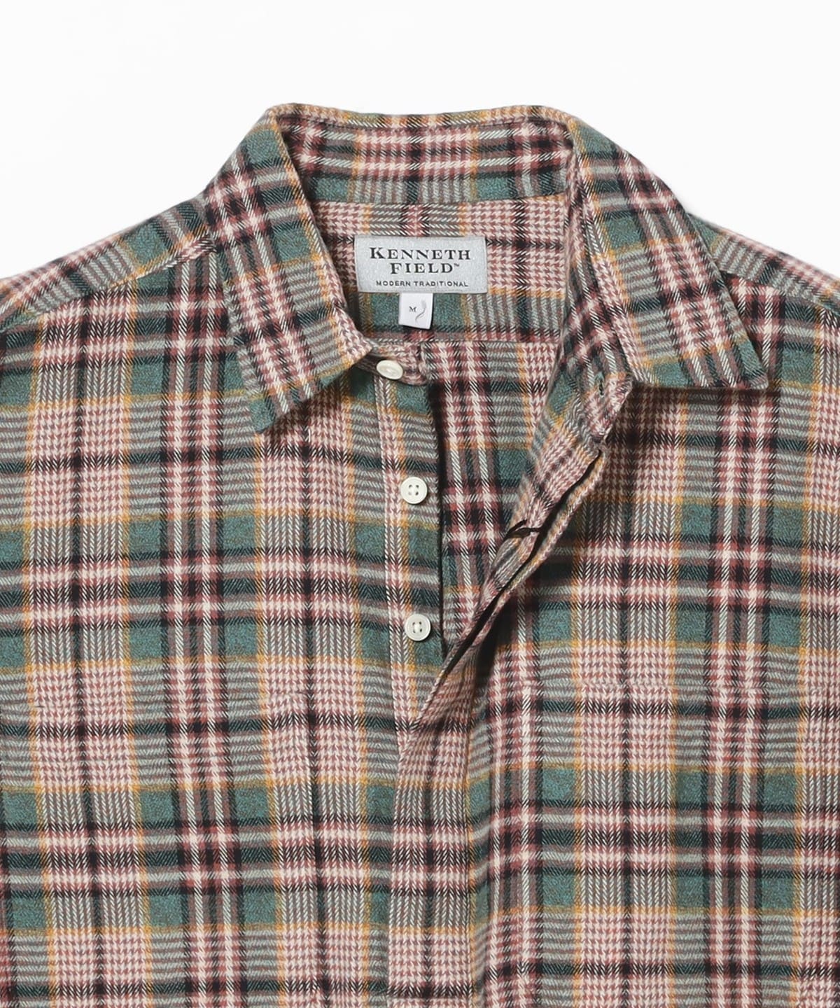 BEAMS PLUS（ビームス プラス）KENNETH FIELD / Roomy ShirtⅡ Nel Check（シャツ・ブラウス カジュアルシャツ ）通販｜BEAMS