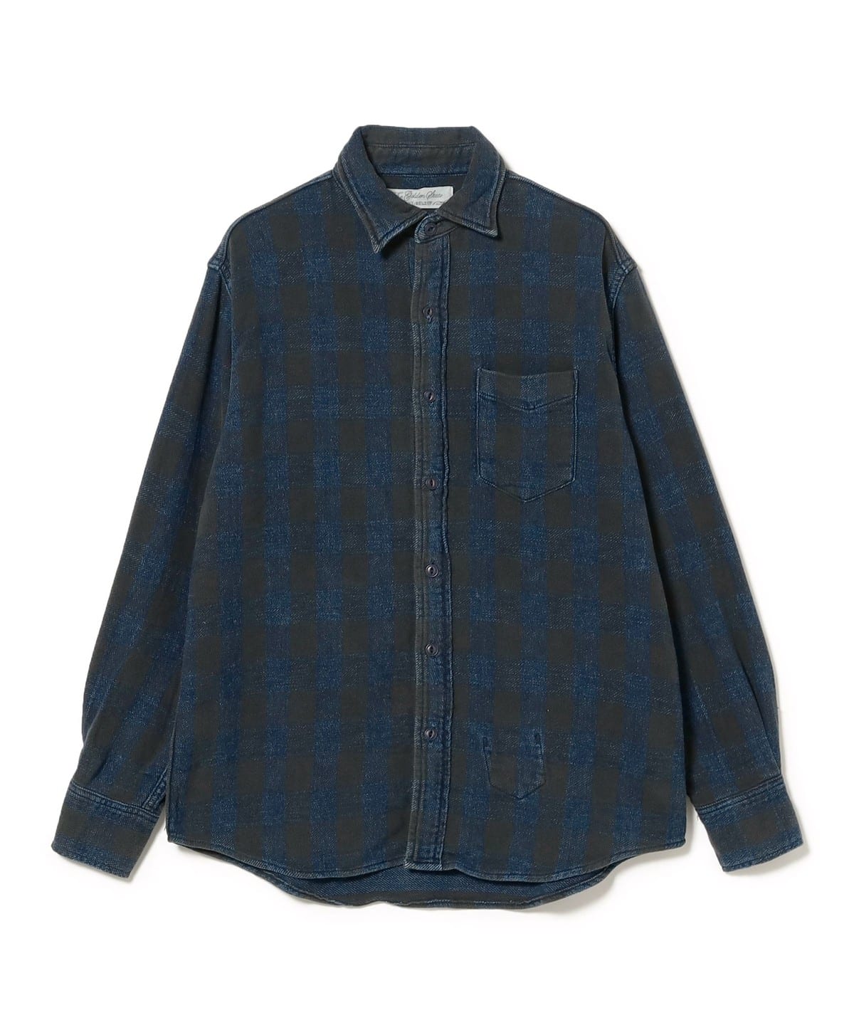 BEAMS PLUS（ビームス プラス）【別注】REMI RELIEF / Indigo Check Shirt（シャツ・ブラウス カジュアルシャツ ）通販｜BEAMS