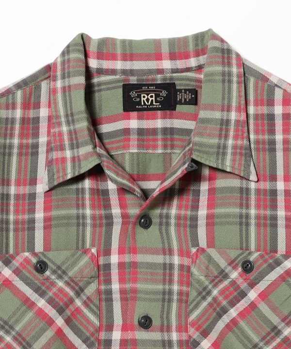 BEAMS PLUS（ビームス プラス）RRL / Check Twill Camp Shirt（シャツ・ブラウス カジュアルシャツ）通販｜BEAMS