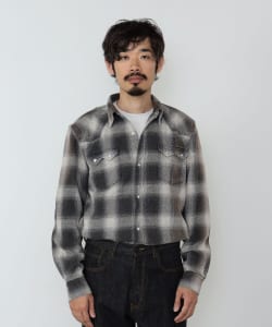 ▲【予約・イベント限定】REMI RELIEF / 別注 CHECK WESTERN SHIRT CLASSIC FIT