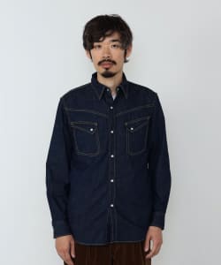 ▲【予約・イベント限定】REMI RELIEF / 別注 DENIM WESTERN SHIRT CLASSIC FIT