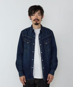 ▲【予約・イベント限定】REMI RELIEF / 別注 DENIM USED WESTERN SHIRT CLASSIC FIT