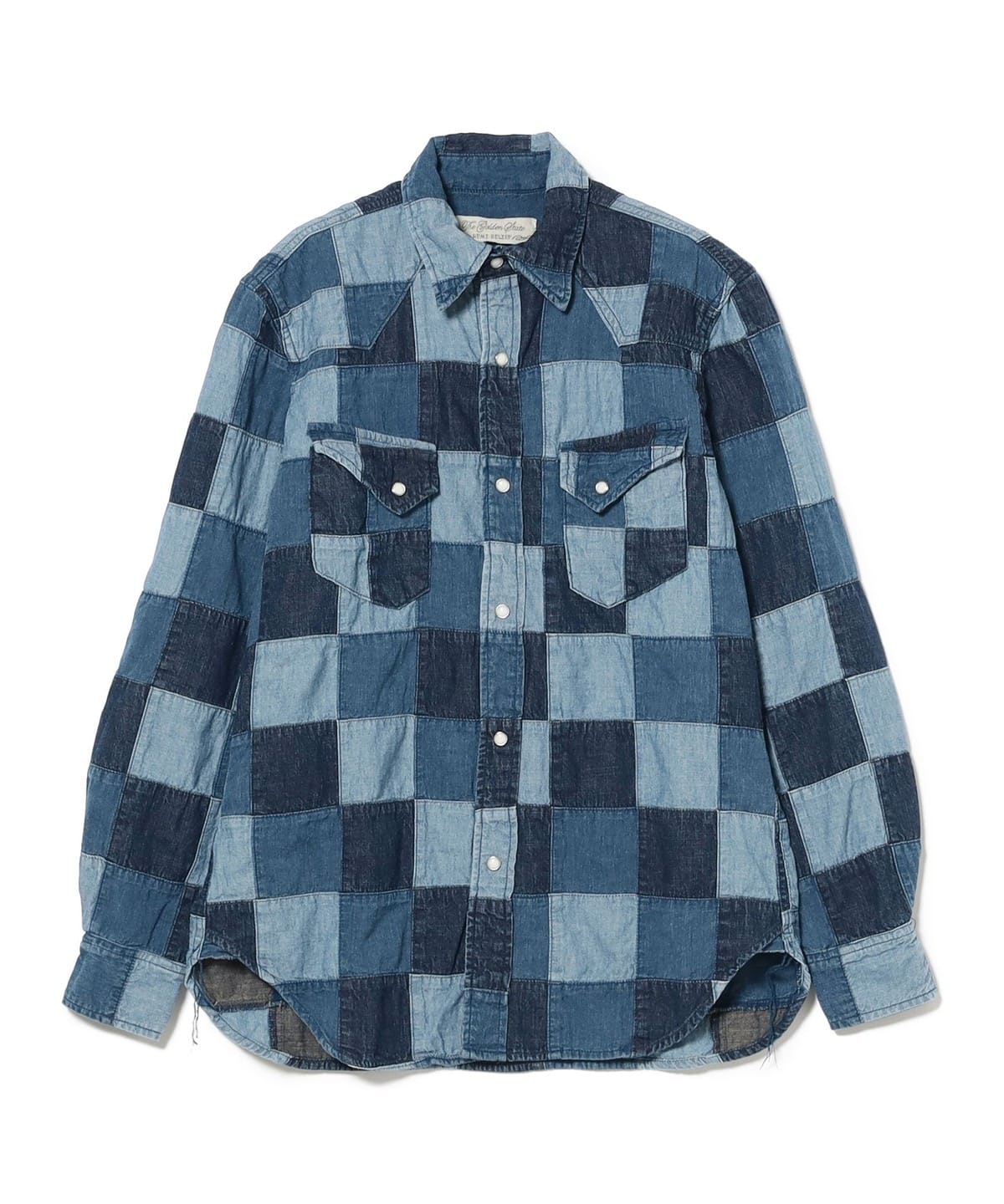 BEAMS PLUS（ビームス プラス）【別注】REMI RELIEF / Denim Western shirt Patchwork Classic  Fit（シャツ・ブラウス カジュアルシャツ）通販｜BEAMS