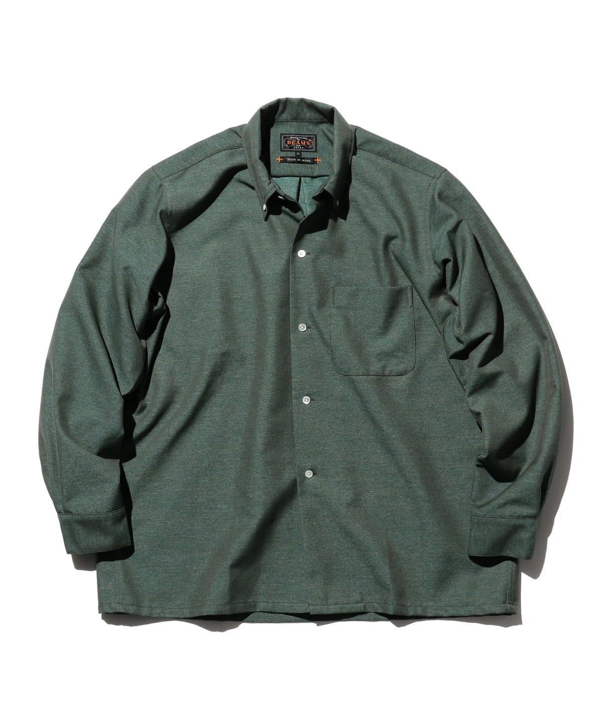 Open B. D. Iridescent Twill シャツ・ブラウス MEN GREEN M