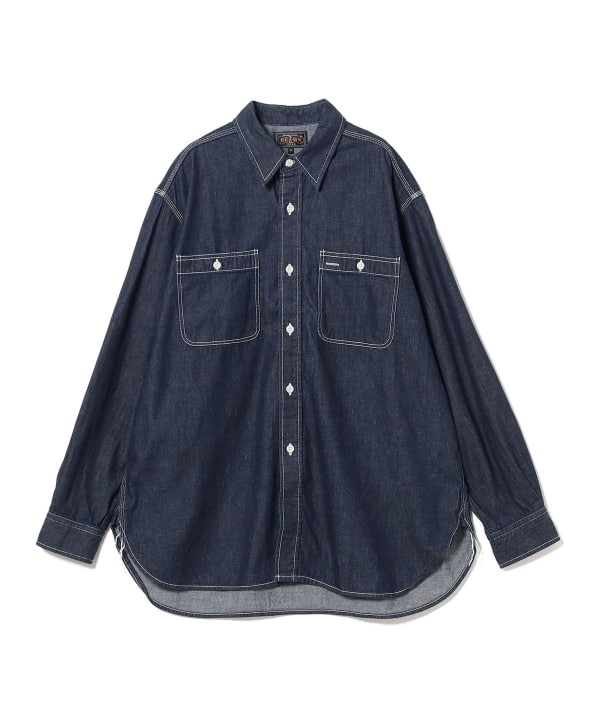 極美品 ビームスプラス デニムシャツ XL BEAMS PLUS（ビームス プラス）【別注】STUDIO NICHOLSON / LISA DENIM