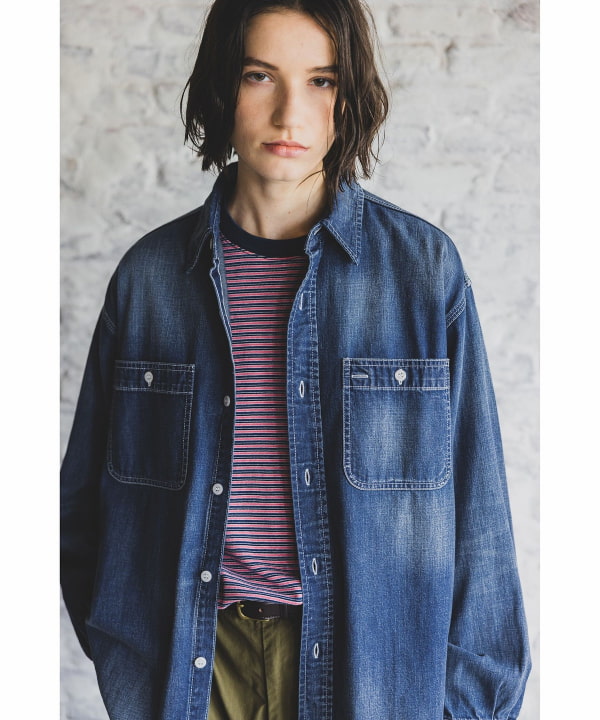 BEAMS PLUS（ビームス プラス）WORK 8oz Denim（シャツ・ブラウス