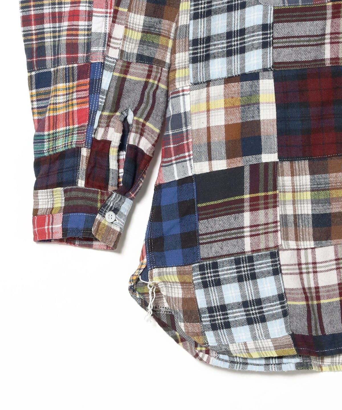 BEAMS PLUS（ビームス プラス）WORK Indian flannel Patchwork（シャツ