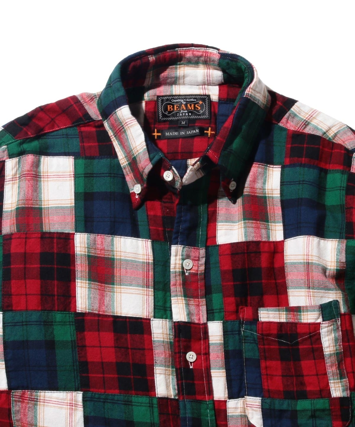 BEAMS PLUS（ビームス プラス）B.D. Classic-fit Indian flannel