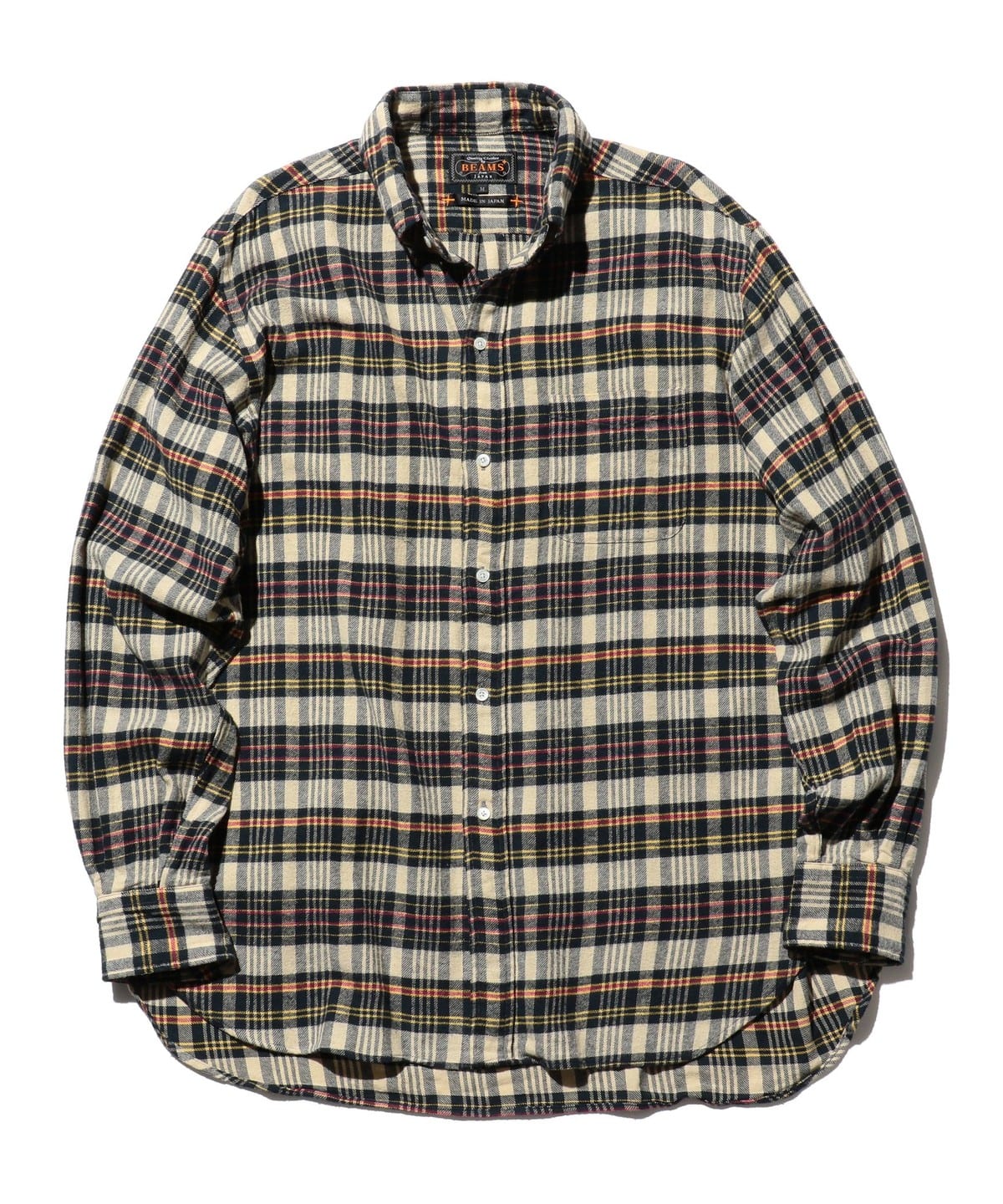 B. D. Classic-fit Indian flannel Plaid シャツ・ブラウス MEN BEIGE XL B. D. Classic-fit Indian flannel Plaid シャツ・ブラウス MEN BEIGE XL