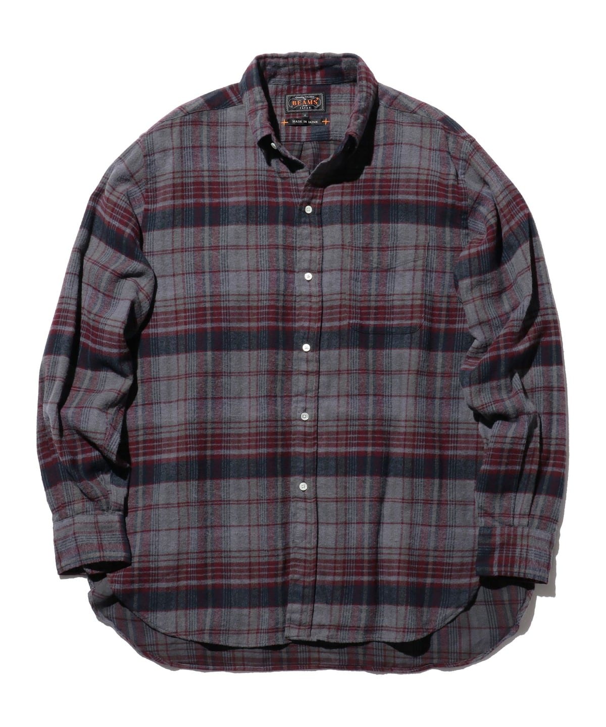 B. D. Classic-fit Indian flannel Plaid Over Dye シャツ・ブラウス MEN RED S B. D. Classic-fit Indian flannel Plaid Over Dye シャツ・ブラウス MEN RED S