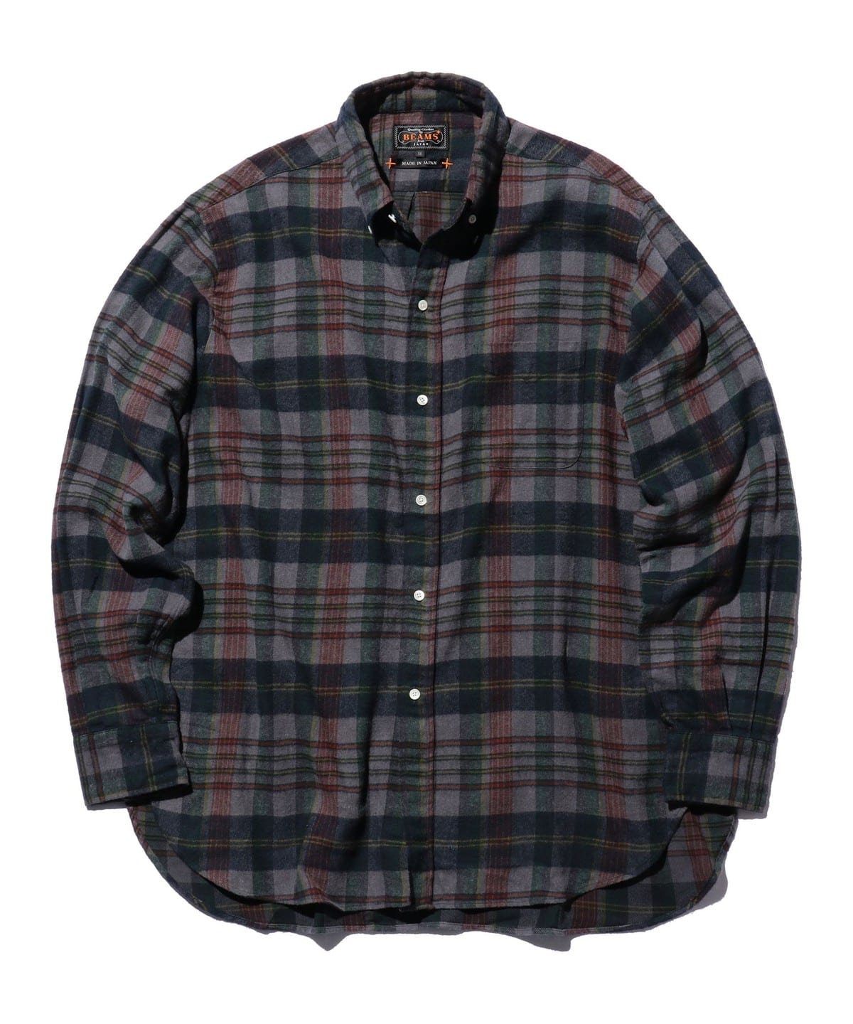 B. D. Classic-fit Indian flannel Plaid Over Dye シャツ・ブラウス MEN GREEN S B. D. Classic-fit Indian flannel Plaid Over Dye シャツ・ブラウス MEN GREEN S
