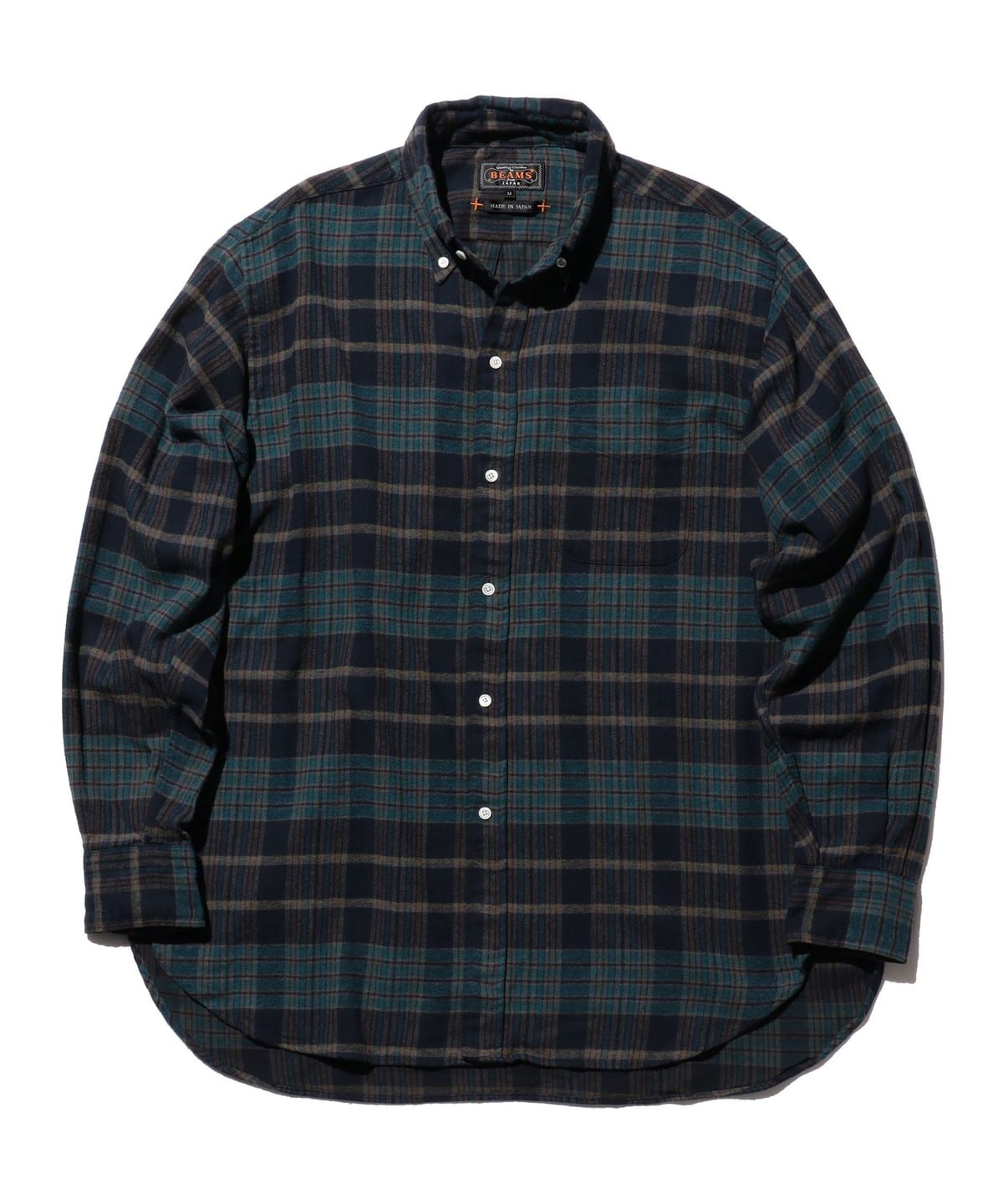 B. D. Classic-fit Indian flannel Plaid Over Dye シャツ・ブラウス MEN BLUE L B. D. Classic-fit Indian flannel Plaid Over Dye シャツ・ブラウス MEN BLUE L
