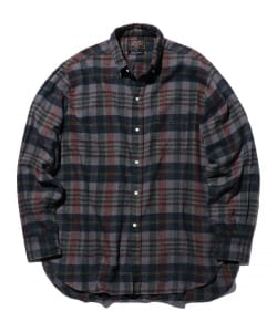 B.D. Classic-fit Indian flannel Plaid Over Dye