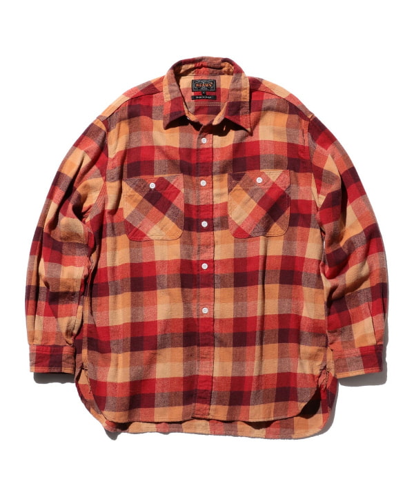 BEAMS PLUS（ビームス プラス）WORK Indian flannel Plaid（シャツ