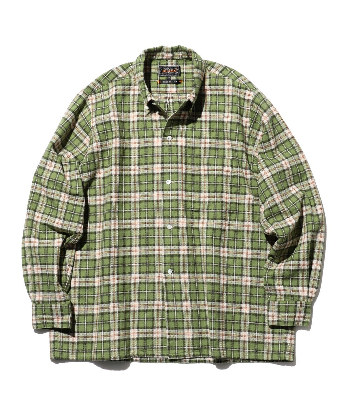 Open B. D. Dobby Plaid シャツ・ブラウス MEN MATCHA L Open B. D. Dobby Plaid シャツ・ブラウス MEN MATCHA L