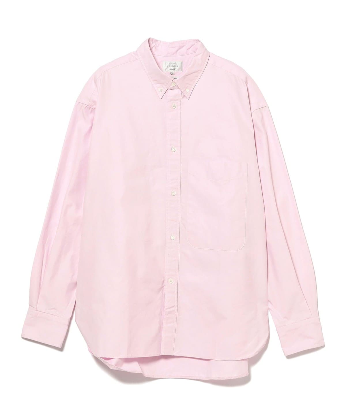 【別注】STUDIO NICHOLSON スタジオ ニコルソン / LISA OXFORD SHIRT シャツ・ブラウス MEN PINK S 【別注】STUDIO NICHOLSON スタジオ ニコルソン / LISA OXFORD SHIRT シャツ・ブラウス MEN PINK S