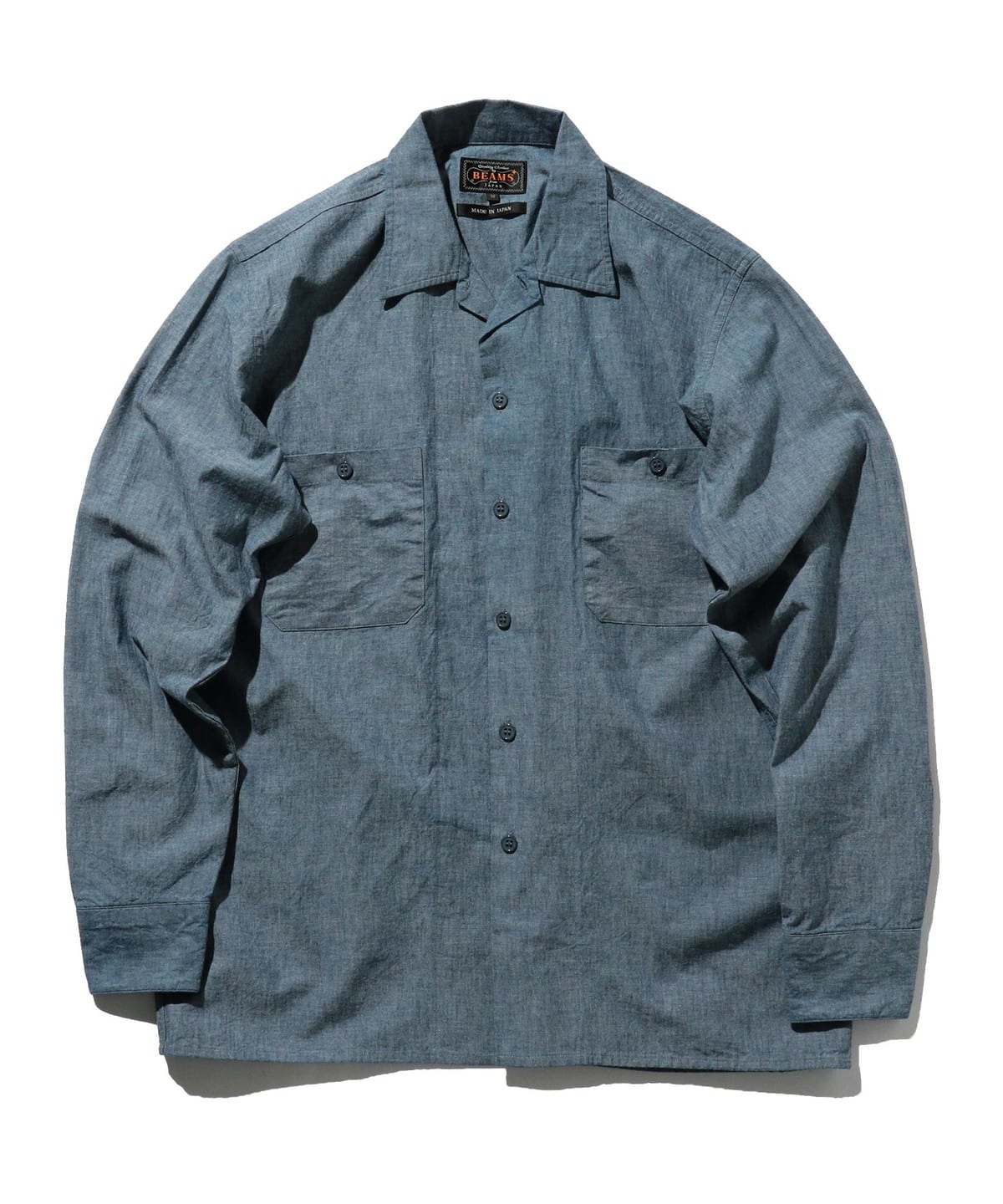 BEAMS PLUS（ビームス プラス）BEAMS PLUS / MIL Open Collar Chambray