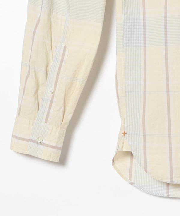 BEAMS PLUS BEAMS PLUS [Outlet] BEAMS PLUS / Big Fade Check Button Down ...