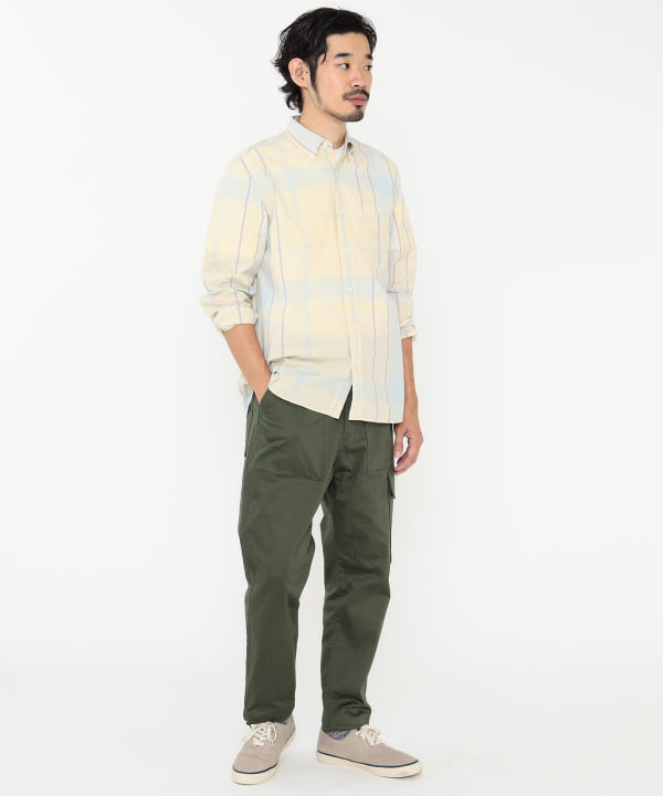 BEAMS PLUS BEAMS PLUS [Outlet] BEAMS PLUS / Big Fade Check Button Down ...