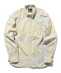 ▲BEAMS PLUS / ビッグ フェードチェック ボタンダウンシャツ