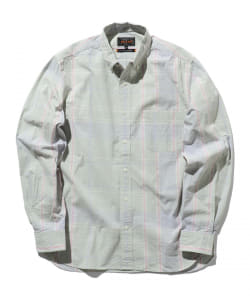 ▲BEAMS PLUS / ビッグ フェードチェック ボタンダウンシャツ
