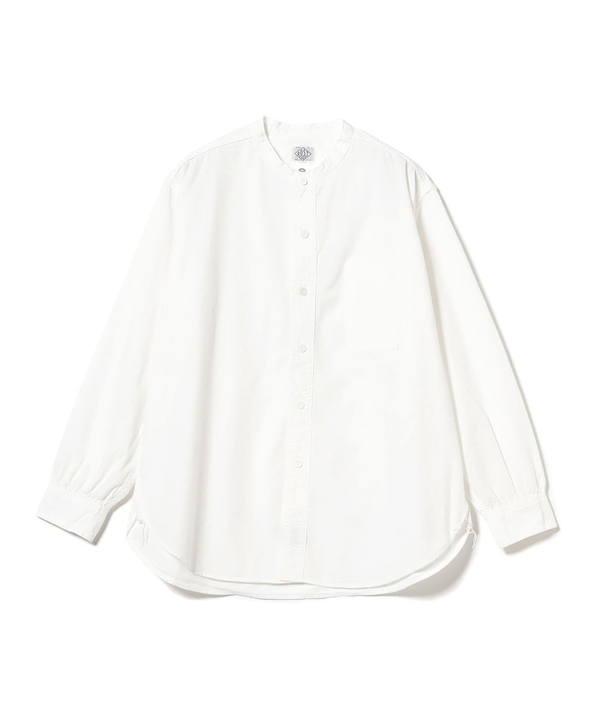 POST OVERALLS ポストオーバーオールズ / #1203C-WC Band Collar Shirt MV: classic chambray white シャツ・ブラウス MEN white L POST OVERALLS ポストオーバーオールズ / #1203C-WC Band Collar Shirt MV: classic chambray white シャツ・ブラウス MEN white L