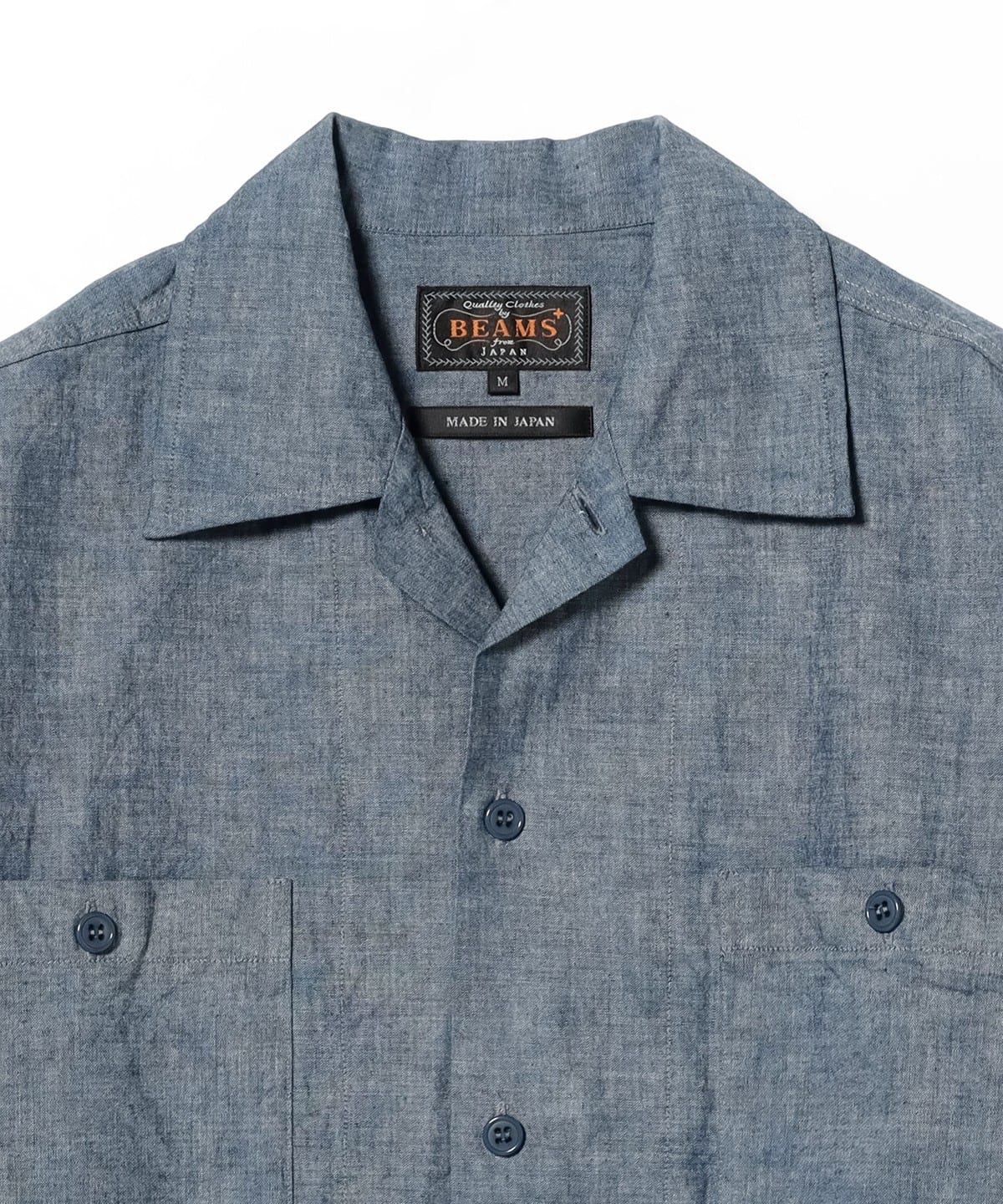 BEAMS PLUS（ビームス プラス）MIL Open Collar Chambray（シャツ