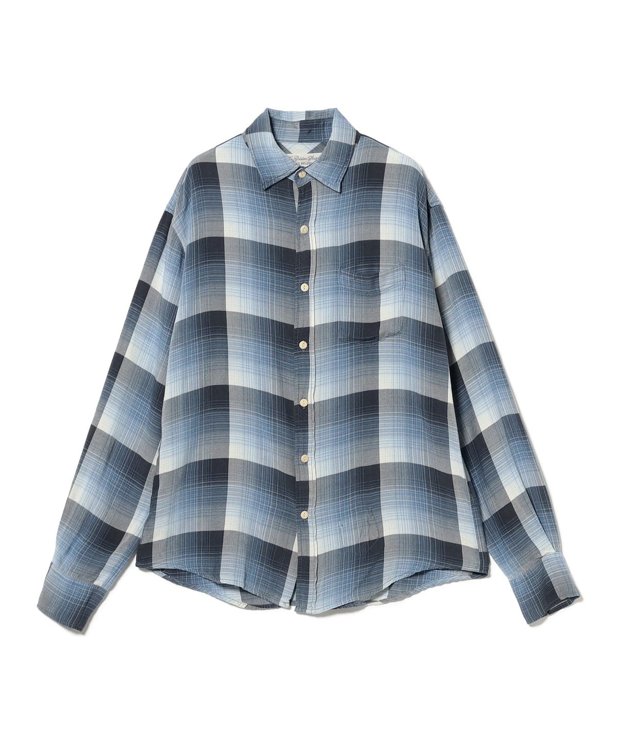 【別注】REMI RELIEF レミレリーフ / Rayon Check Shirts シャツ・ブラウス MEN INDIGO M 【別注】REMI RELIEF レミレリーフ / Rayon Check Shirts シャツ・ブラウス MEN INDIGO M