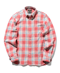 ▲BEAMS PLUS / ブリーチ チェック ボタンダウンシャツ