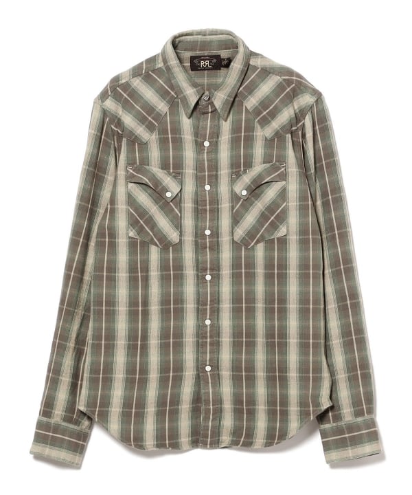 BEAMS PLUS(ビームス プラス)RRL / Slim Fit Plaid Twill BEAMS PLUS(ビームス プラス)RRL / Slim Fit Plaid Twill