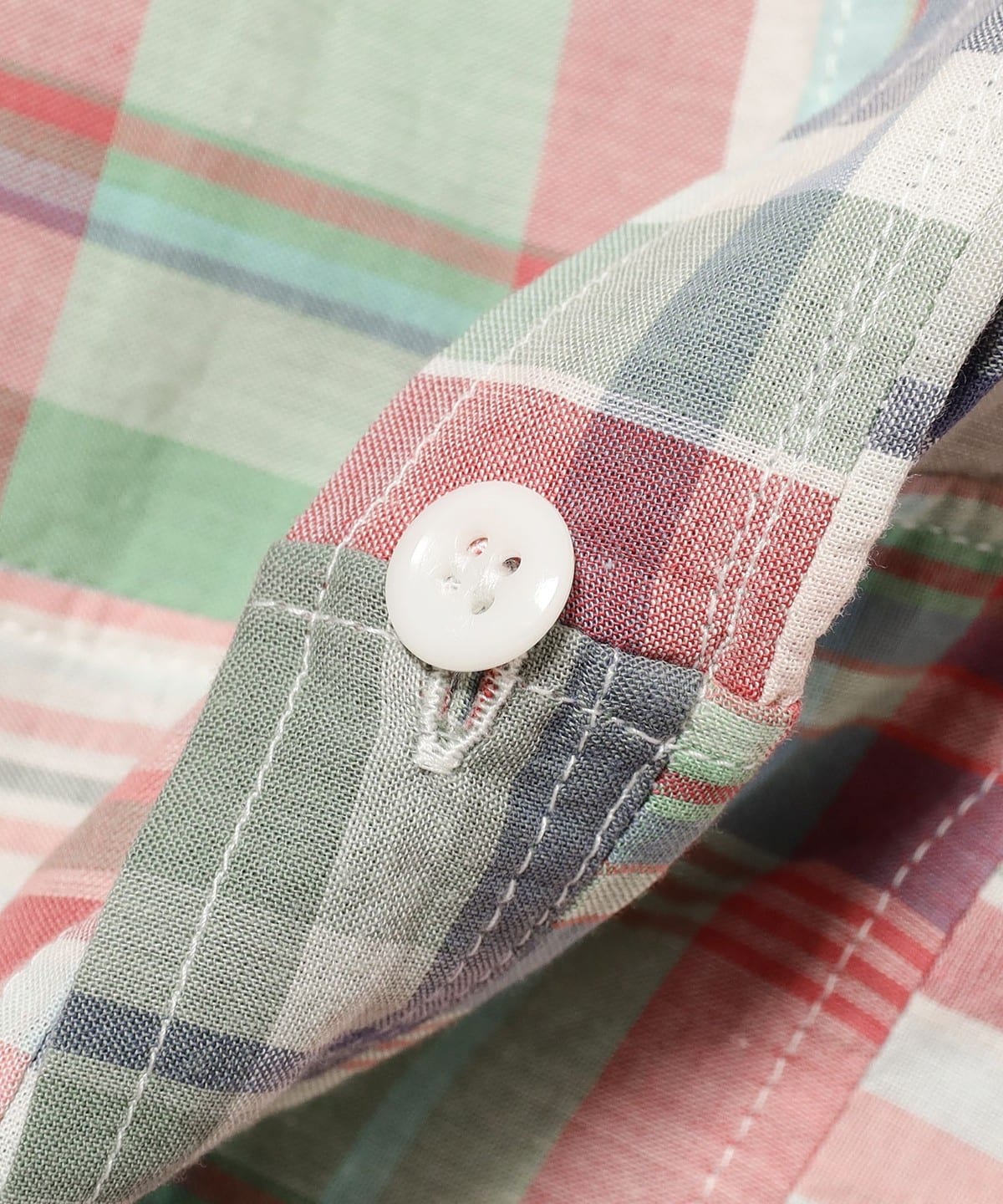 BEAMS PLUS（ビームス プラス）WORK Patchwork Madras（シャツ