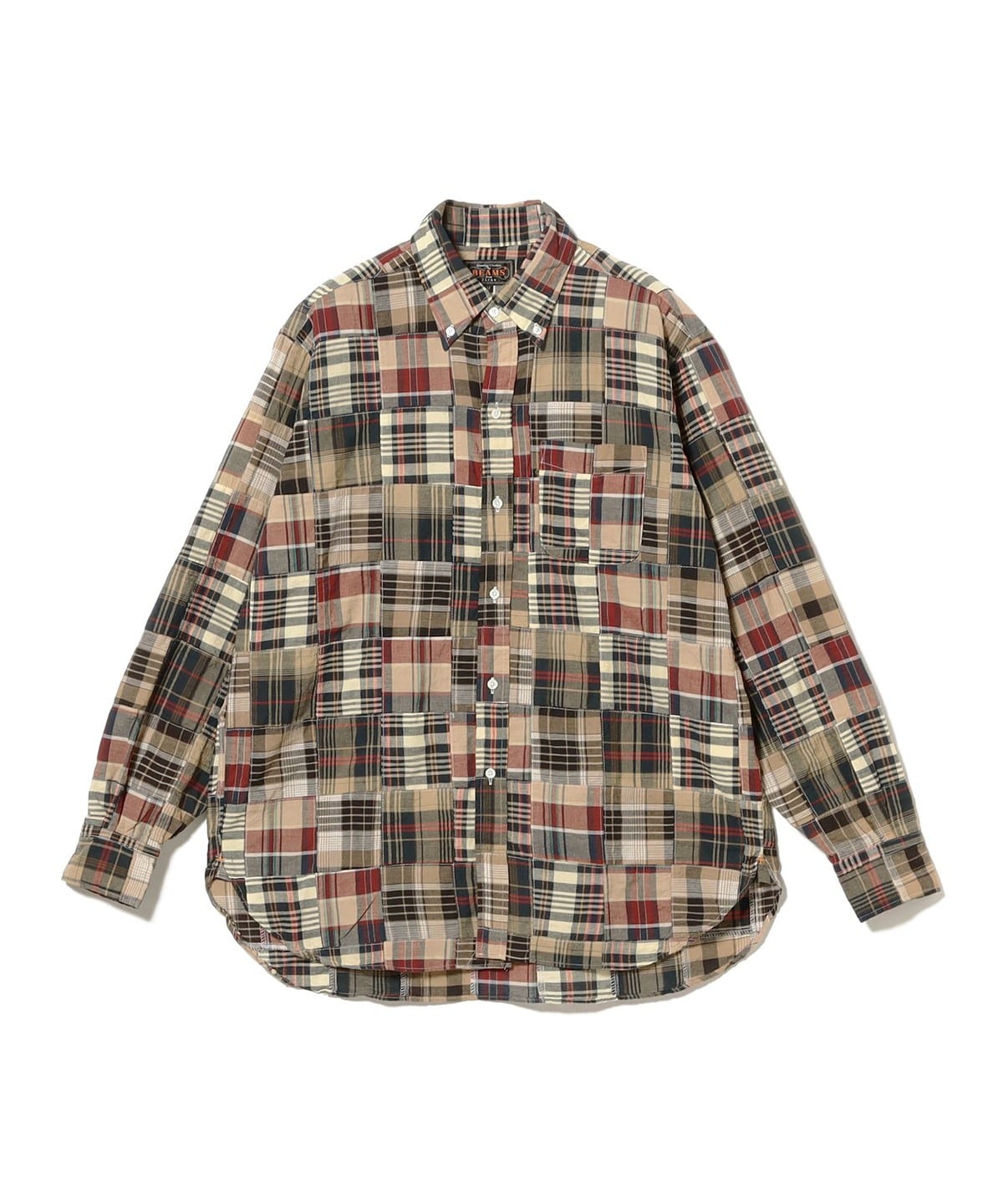 BEAMS PLUS（ビームス プラス）B.D. Classic-fit Patchwork Madras