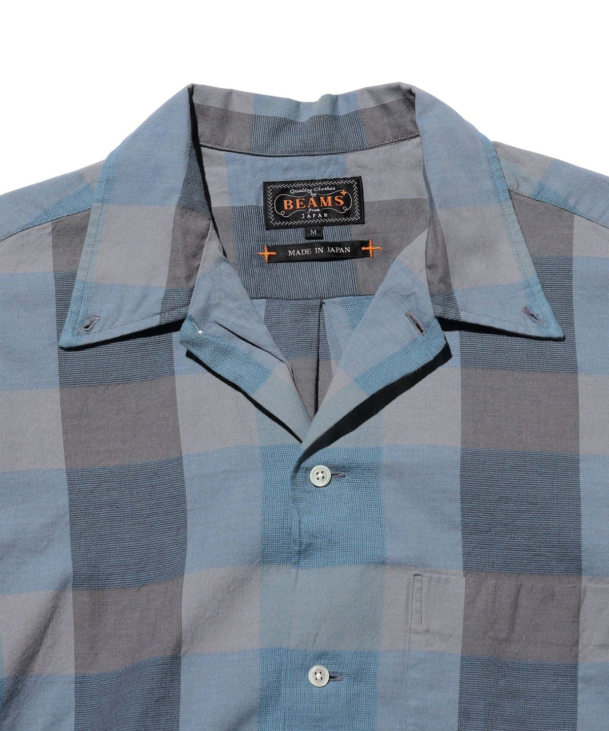 BEAMS PLUS（ビームス プラス）Open B.D. Indigo Panama Weave Plaid