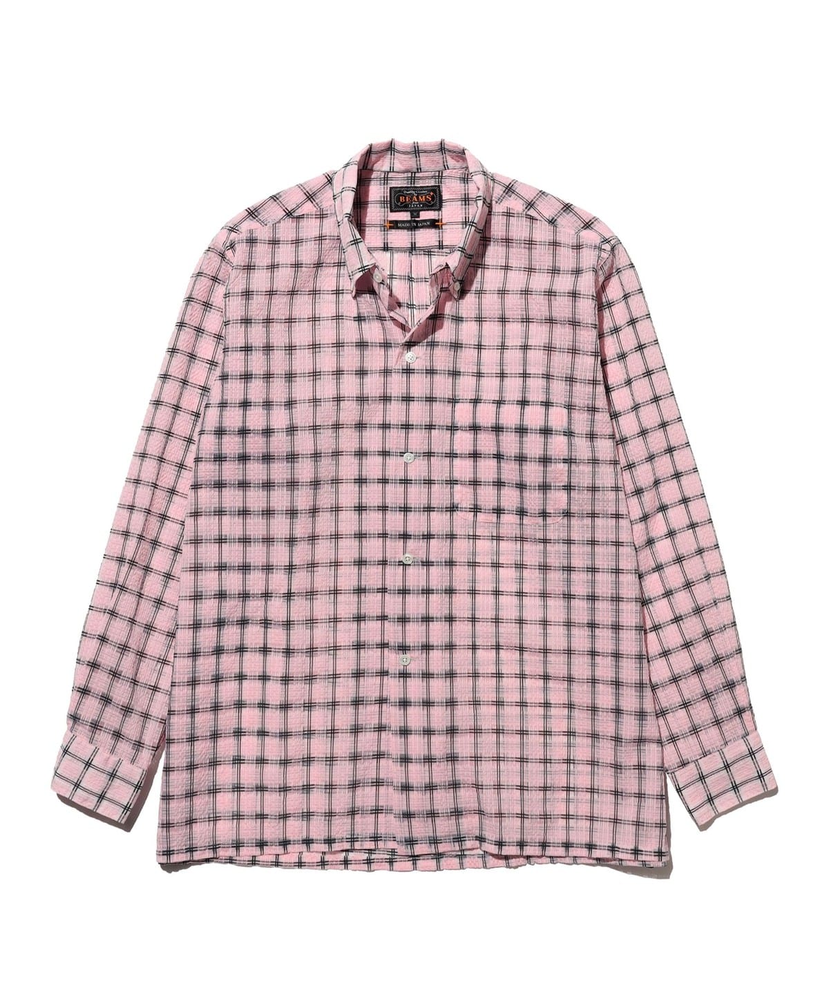BEAMS PLUS（ビームス プラス）Open B.D. Nylon Airy Plaid（シャツ