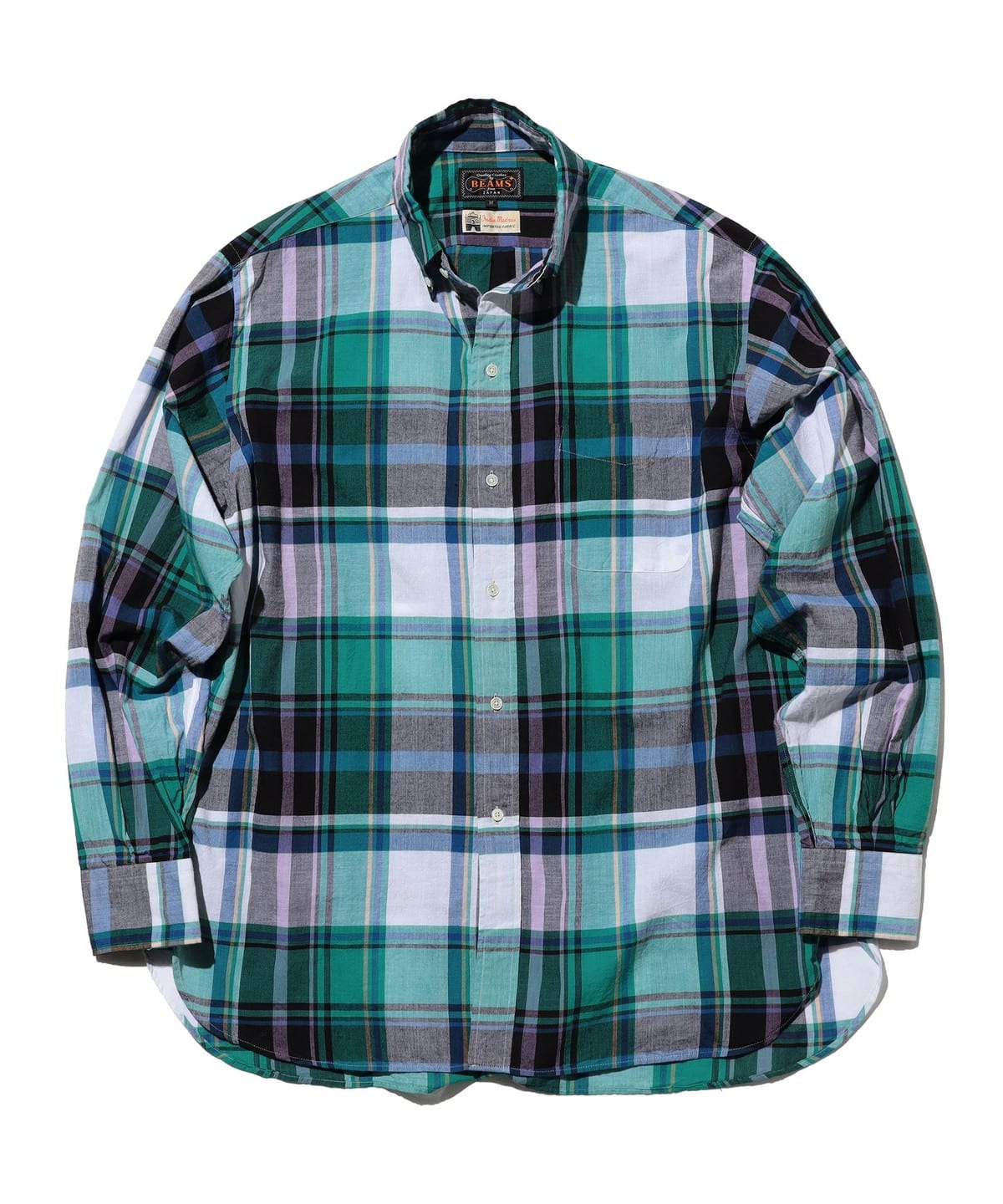 BEAMS PLUS（ビームス プラス）B.D. Classic-fit Madras（シャツ 