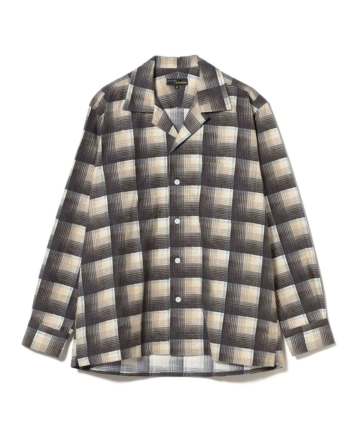 MOJITO モヒート / ABSHINTH SHIRT Bar.2.0 Cotton Flannel Plaid シャツ・ブラウス MEN gry M