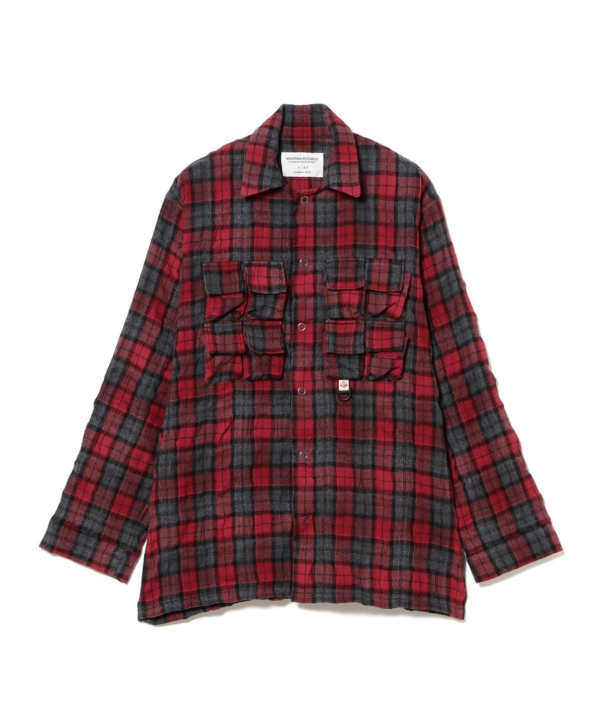 MOUNTAIN RESEARCH マウンテンリサーチ / Phishing PKT Shirt シャツ・ブラウス MEN Red S