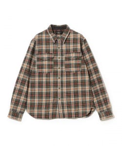 RRL / Plaid Wool-Blend Twill Workshirt