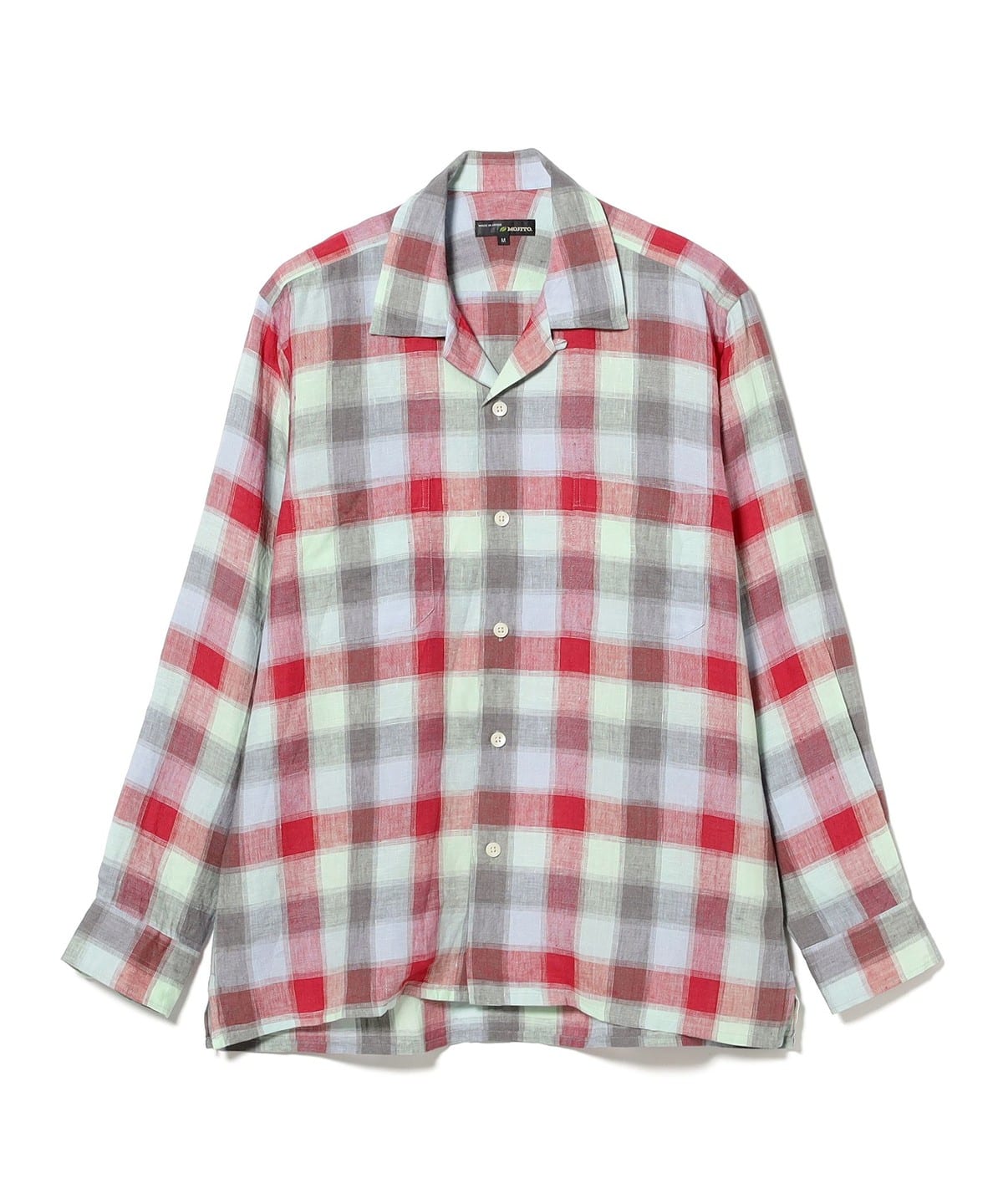 BEAMS PLUS（ビームス プラス）MOJITO / ABSHINTH SHIRT Linen Plaid