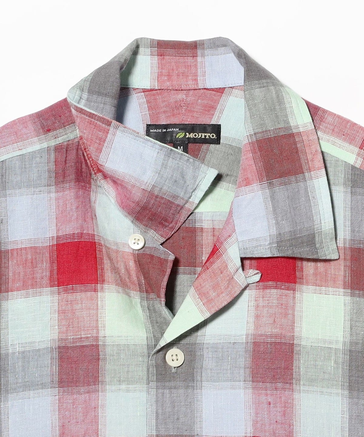 BEAMS PLUS（ビームス プラス）MOJITO / ABSHINTH SHIRT Linen Plaid