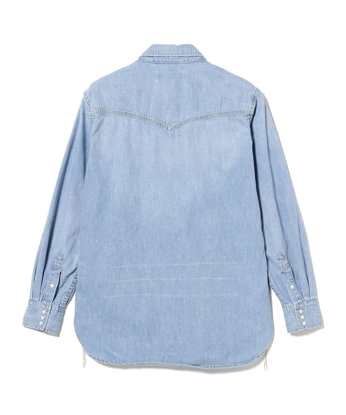 REMI RELIEF × BEAMS PLUS デニム シャツ L 38112042671_D_6.jpg