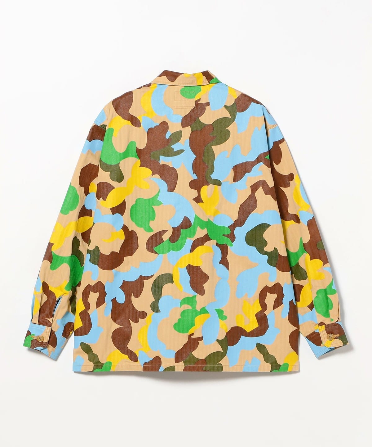 MIL-Shirt Supima 鯡骨紋大迷彩印花襯衫