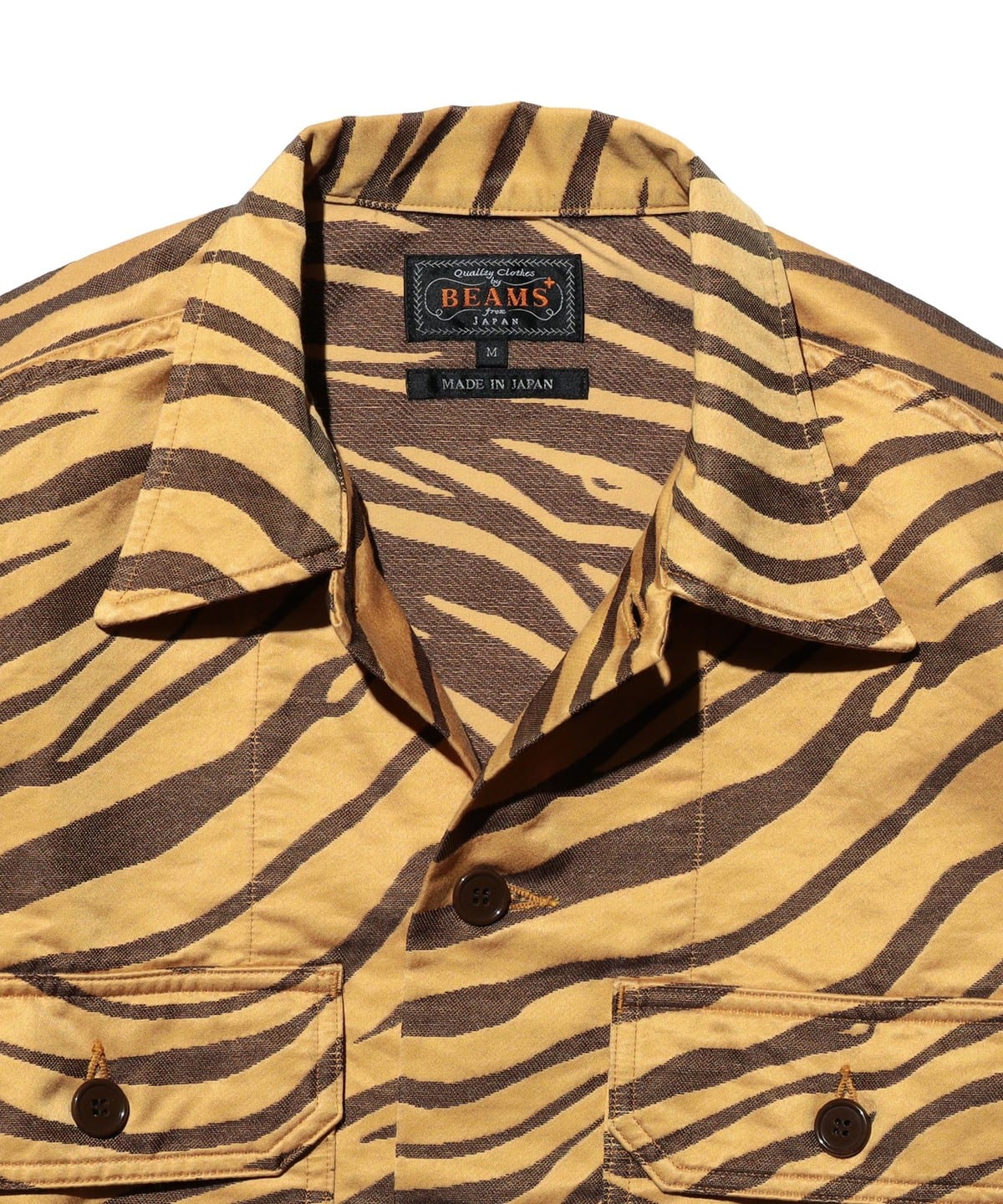 MIL-Shirt 銅氨纖維棉質緞面提花襯衫