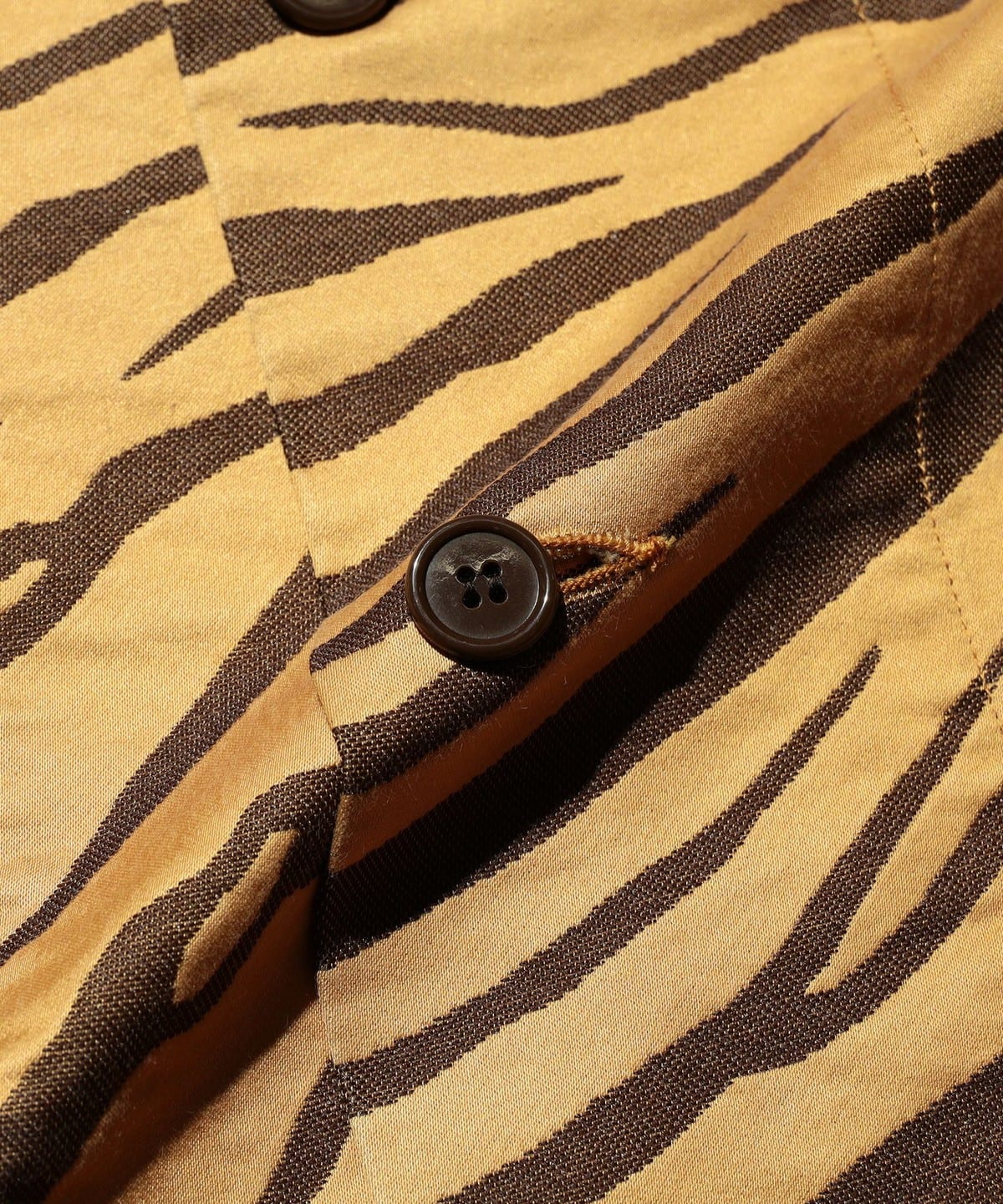 MIL-Shirt 銅氨纖維棉質緞面提花襯衫