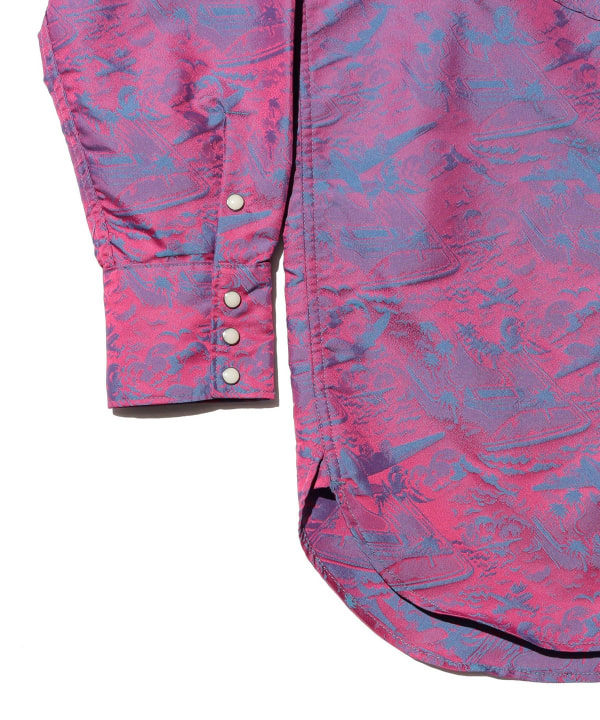 Western Shirt Gradition Jacquard