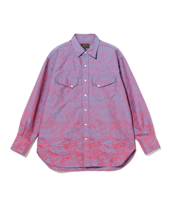 Western Shirt Gradition Jacquard