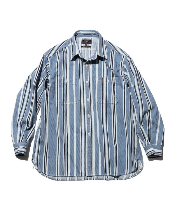 WORK Indigo "SASHIKO" Stripe