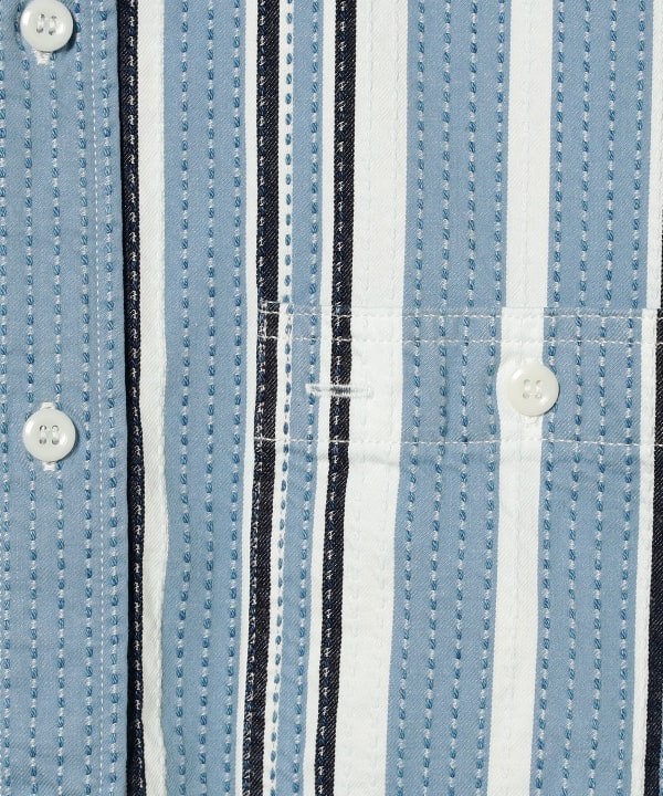 WORK Indigo "SASHIKO" Stripe