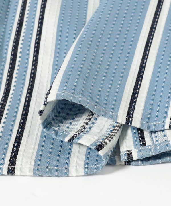 WORK Indigo "SASHIKO" Stripe
